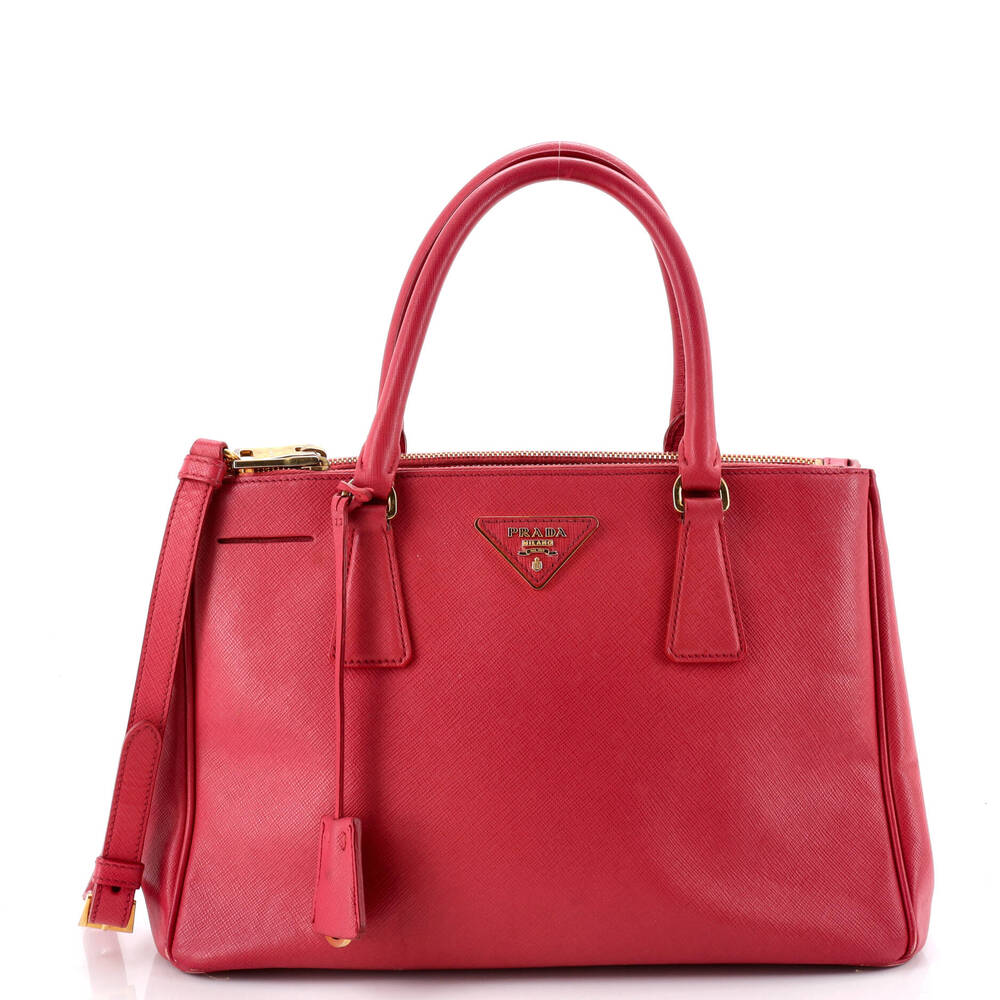 Prada Double Zip Lux Tote Saffiano #261208P93B